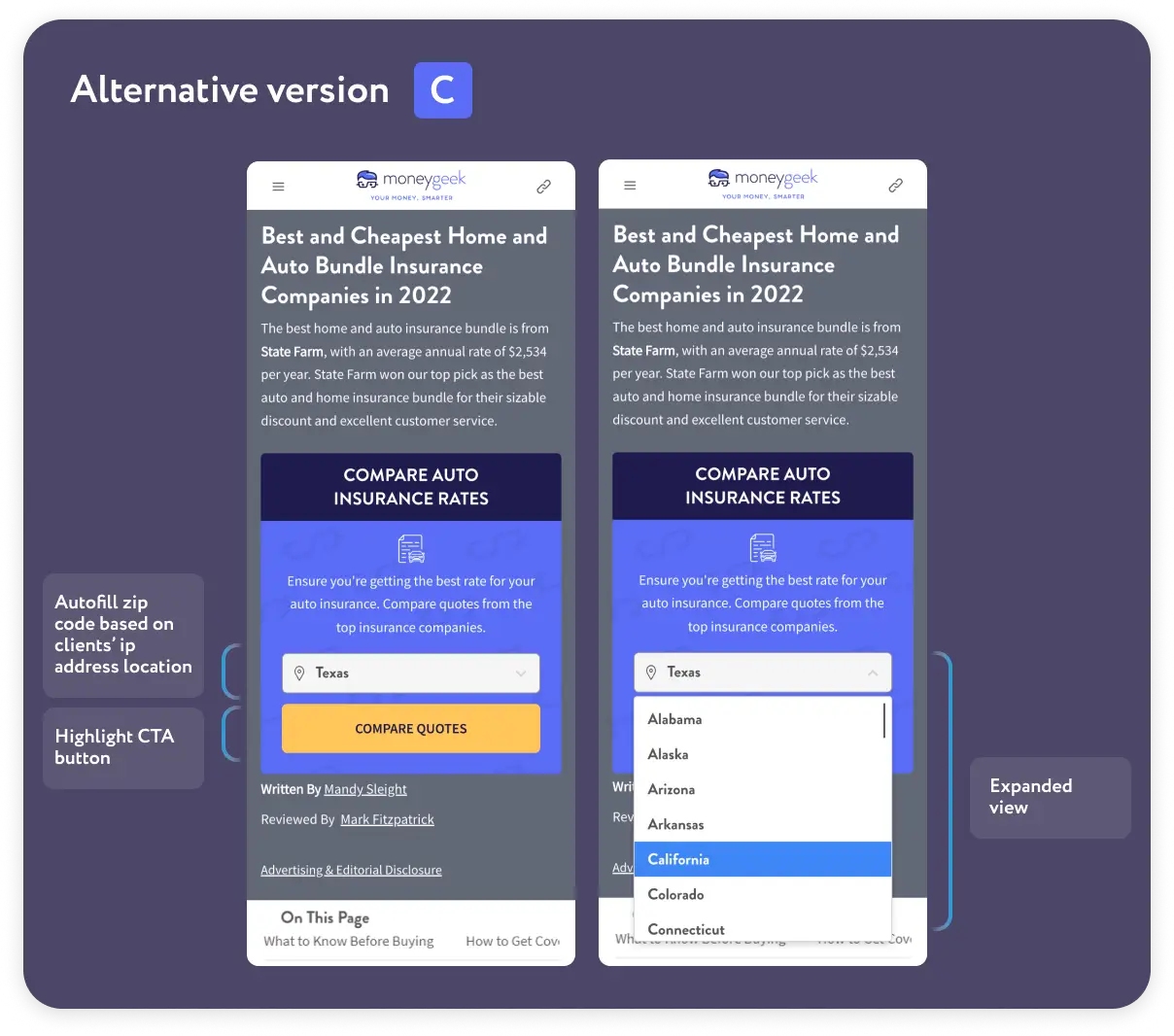 MoneyGeek is a financial advice platform
