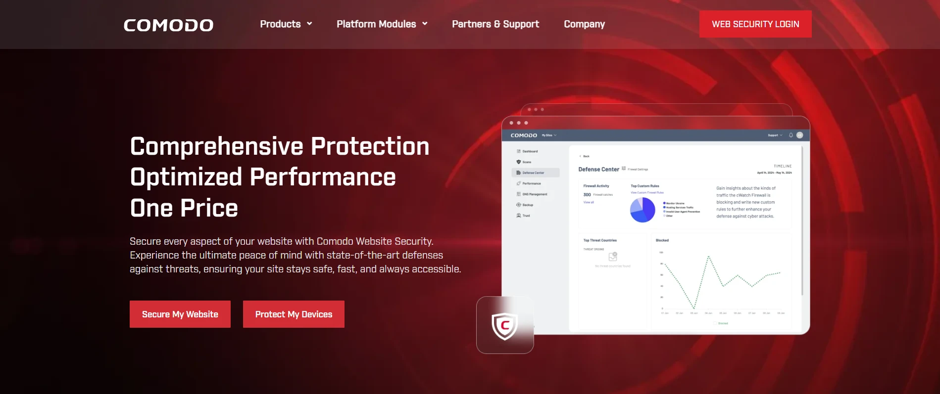 Comodo is a leading global cybersecurity provider
