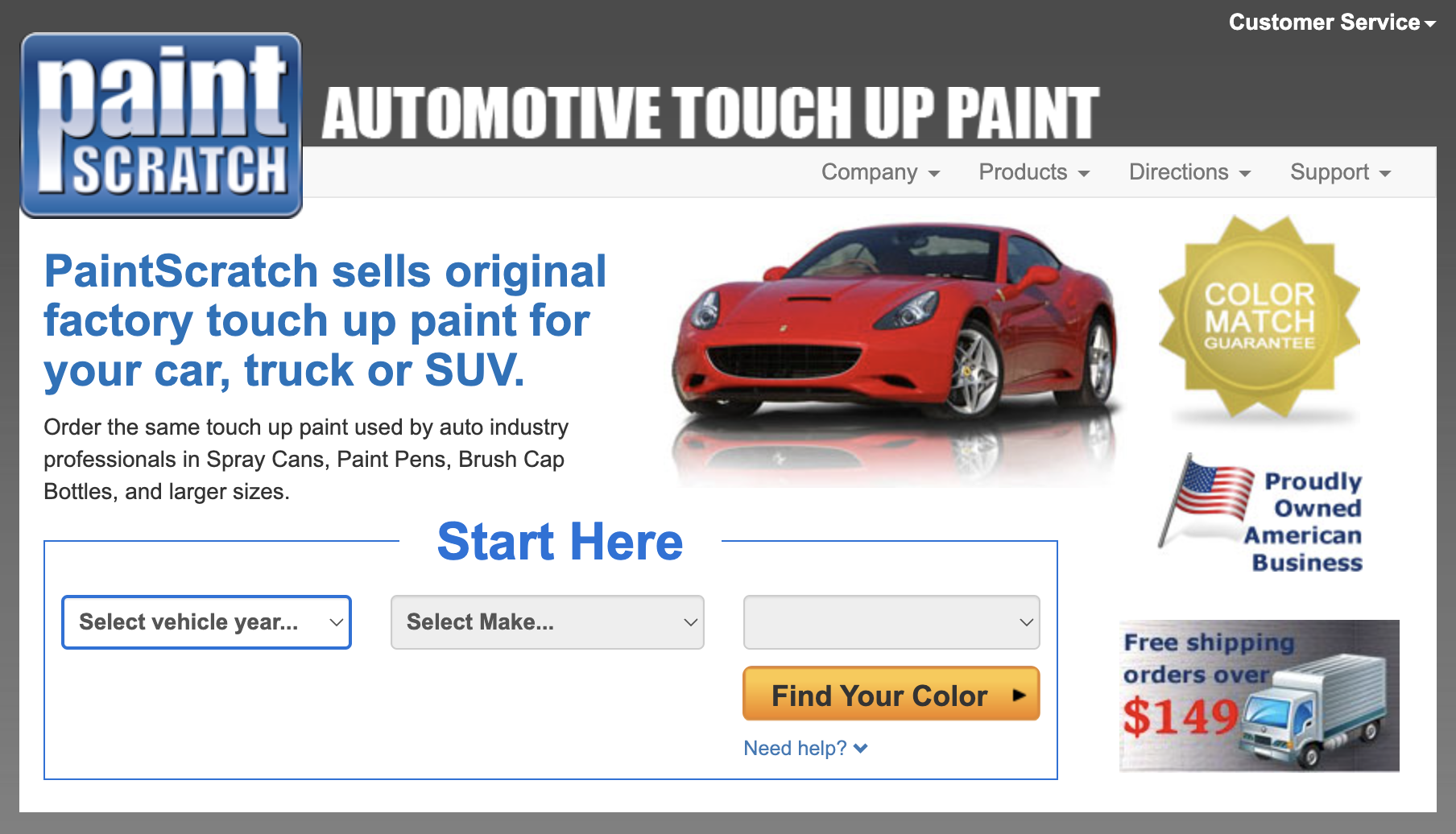 PaintScratch Home Page
