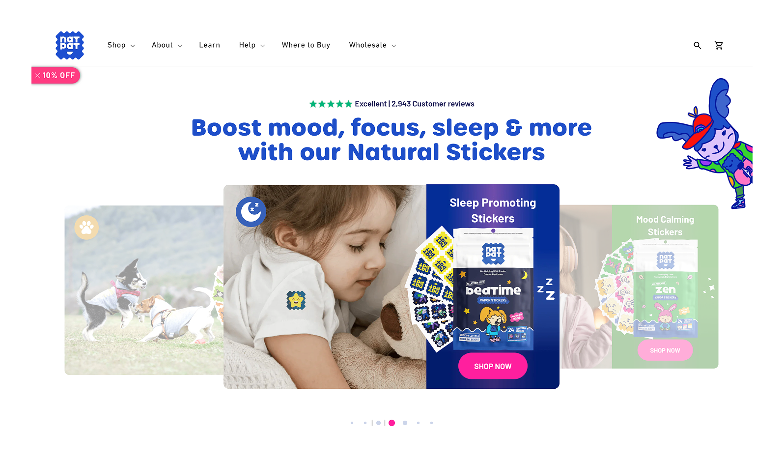 NATPAT offers innovative, child-friendly solutions to everyday challenges through essential oil stickers and skin patches